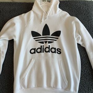 White Adidas Hoodie